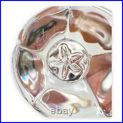 Signed Steuben Crystal Temptation Apple Figural Paperweight