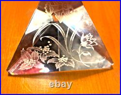 Steuben Glass Tussie Mussie Collection Paperweight