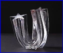 Steuben Shooting Stars Crystal Art Glass Signed 5 Paperweight Vintage