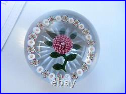 Stunning Baccarat Floral Paperweight Limited Edition d. 1992. No. 21/150
