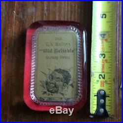 VINTAGE C. S. Maltbys OLD RELIABLE Baltimore oysters paper weight