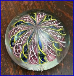 VINTAGE MURANO ART GLASS CROWN DESIGN PAPERWEIGHT with BIGAGLIA LABEL