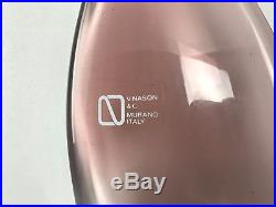VINTAGE MURANO V NASON & C GLASS PAPERWEIGHT NAUTICAL BOAT SCULPTURE SIGNED1970s