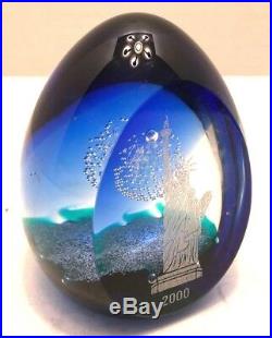 VTG Caithness Paperweight Millennium Liberty by Colin Terris 79/350