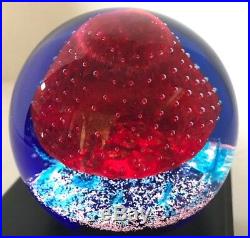 VTG Caithness Paperweight Strawberry Surprise