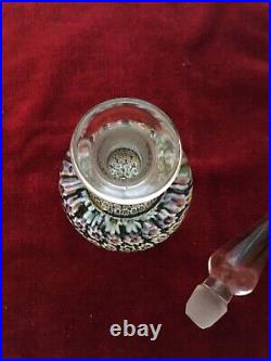VTG Perthshire Scorttish Millefiori Art Glass Paperweight Inkwell Perfume Bottle