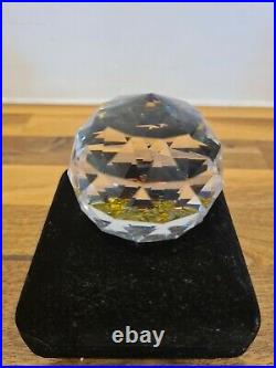 Very Rare! Vintage Swarovski Large size 60mm Crystal Tainbow Vitrail Paperweight