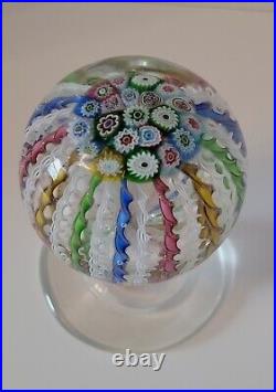 Vintage AVEM Murano Art Glass Paperweight with Pedestal Base 1342