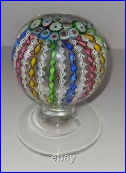 Vintage AVEM Murano Art Glass Paperweight with Pedestal Base 1342