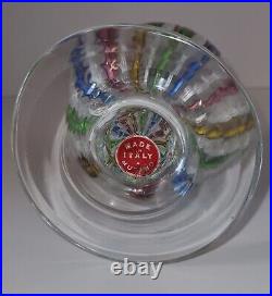 Vintage AVEM Murano Art Glass Paperweight with Pedestal Base 1342