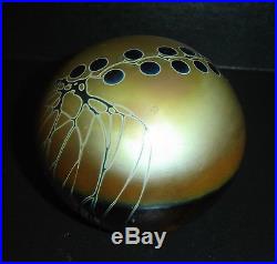 Vintage American Craig Zweifel Art Glass Large Paperweight Signed and Dated Rare