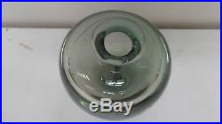 Vintage Art Glass Paper Weight / Vase By Clare Belfrage Signed 1989