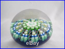 Vintage Art Glass- Perthshire Paperweight- Millefiori Canes- P Middle Cane- #220