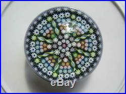 Vintage Art Glass- Perthshire Paperweight- Millefiori Canes- P Middle Cane- #221