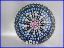 Vintage Art Glass- Perthshire Paperweight- Millefiori Canes- P Middle Cane- #224