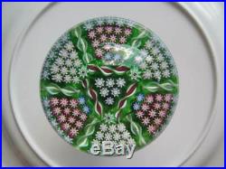 Vintage Art Glass- Perthshire Paperweight- Millefiori Canes- P Middle Cane- #225