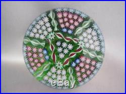 Vintage Art Glass- Perthshire Paperweight- Millefiori Canes- P Middle Cane- #225