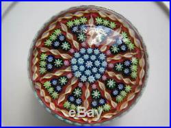 Vintage Art Glass- Perthshire Paperweight- Millefiori Canes- P Middle Cane- #228