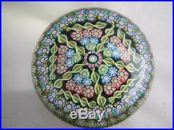 Vintage Art Glass- Perthshire Paperweight- Millefiori- Dated Bottom Cane- #231