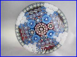 Vintage Art Glass- Perthshire Paperweight- Millefiori- Dated Bottom Cane- #234