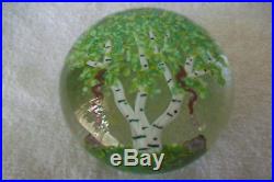 Vintage Artisan Crafted TREE Paperweight Signed Yaffa Sikorsky Jeffery Todd 93