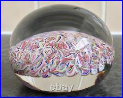 Vintage BACCARAT CANDY CANE or SWEETS MILLEFIORI PAPERWEIGHT