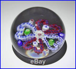 Vintage Baccarat France Antique Paperweight French Art Glass Crystal Millefiori