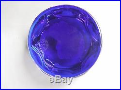Vintage Baccarat French Crystal Glass Libra Zodiac Paperweight Signed