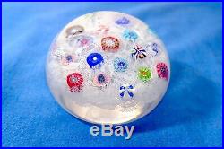 Vintage Baccarat signed paperweight