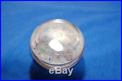 Vintage Baccarat signed paperweight
