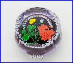 Vintage Caithness Four Nations Coronation Art Glass Paperweight Made Scotland