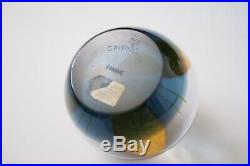 Vintage Caithness Fugue Glass Paperweight Colin Terris Design Limited Edition