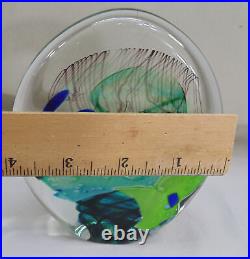 Vintage Erik Brakken Glasshouse Studio Art Glass Paperweight WFS9182 Flat Sided