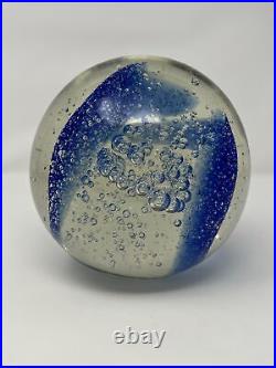 Vintage? GORGEOUS Hand Blown Glass Paperweight