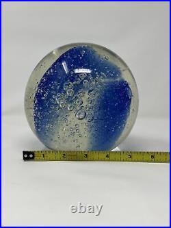 Vintage? GORGEOUS Hand Blown Glass Paperweight
