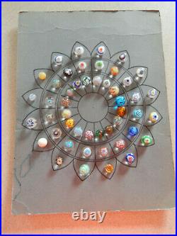 Vintage Glass Paperweight Buttons 1 thru 48 by Peter Ben #E