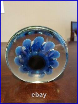 Vintage Glass Paperweights Eickholt Signed plus Italian Handmade paperweight
