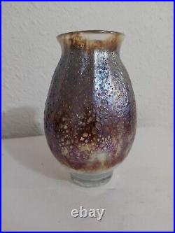 Vintage Glass Vace Sighned