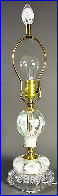 Vintage Joe Rice Paperweight Lamp