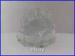 Vintage KOSTA Green ICE School of Fish Art Glass Paperweight V LINDSTRAND / 172