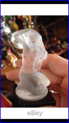 Vintage Lalique Glass Unsigned Paperweight