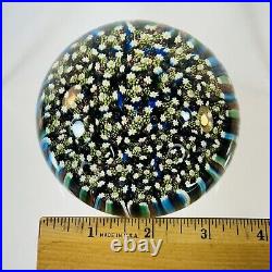 Vintage Magnum Murano Millefiori Paperweight 3.5-4 inches