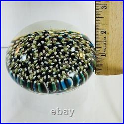 Vintage Magnum Murano Millefiori Paperweight 3.5-4 inches