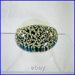 Vintage Magnum Murano Millefiori Paperweight 3.5-4 inches