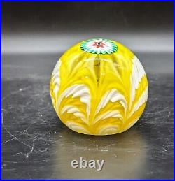 Vintage Mid-Century Modern Fratelli Toso Murano Art Glass Paperweight 3 Italy