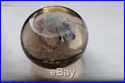 Vintage Millville Art Glass Sulfide Airplane Paperweight WWII Keep-Em-Flying USA