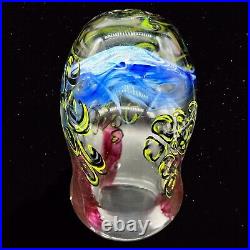 Vintage Murano Art Glass Dome Tree Studio Art Glass 8T 5W Forest Paperweight