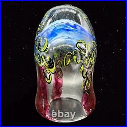 Vintage Murano Art Glass Dome Tree Studio Art Glass 8T 5W Forest Paperweight