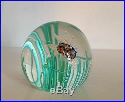 Vintage Murano Fish Aquariam Weeds Glass Paperweight Fratelli Toso Cenedese