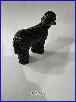 Vintage Neiman Marcus Black Sheep Paperweight Made In France